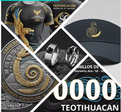Carrera Anillos del poder, 1a sede Teotihuacán